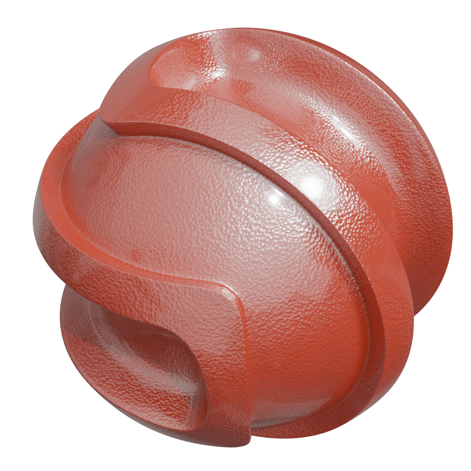 VERMILLION ORANGE RAL2002 ROUGH TEXTURE