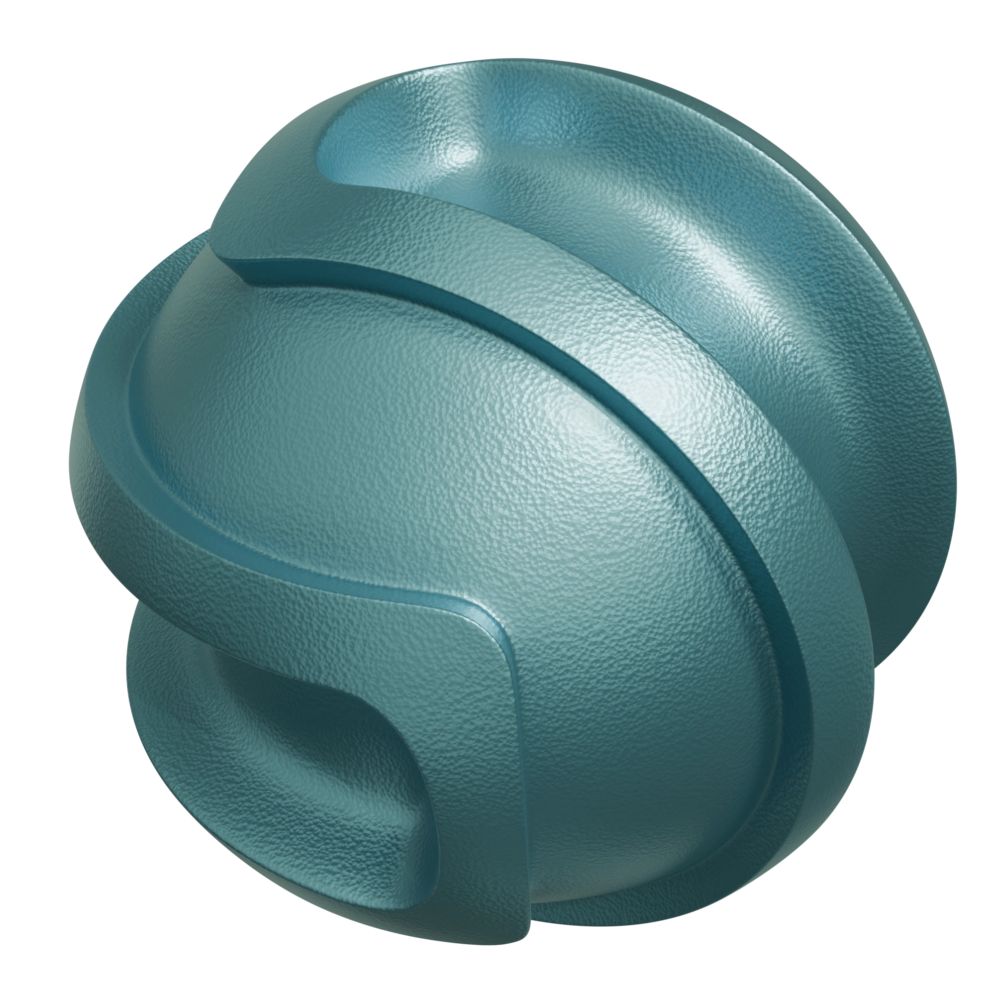 Turquoise Blue RAL5018 Rough Texture Semi Gloss